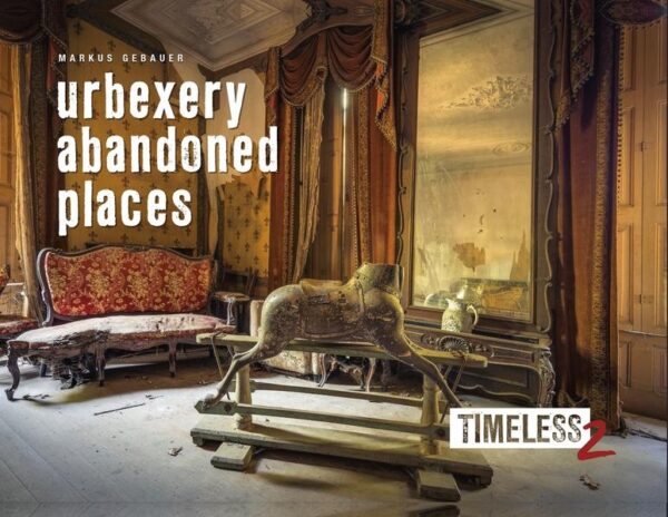 Exploring the beauty of the past, all else is left to imagination. Discover the beauty of abandoned pasts, all else is left to the imagination.The journey continues, as photographer Markus Gebauer (MGness) shows even more impressive images of timeless beauty in his second photo book. Discover more of the hidden sparkle of derelict and morbid charm of historic times. Some places seem long forgotten, victim to the merciless aging leaving traces of tales that bleed into the present. In his photo book “timeless 2”, he depicts how nature powerfully reclaims what was once created by men.