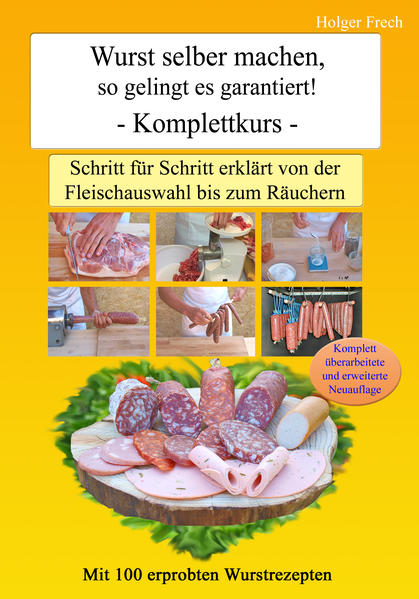 Das Buch "Wurst selber machen, nichts leichter als das!" zeigt Ihnen, wie einfach und schnell auch Sie ihre Wurst selber machen können. Es spielt dabei keine Rolle, ob Sie noch Neuling sind, oder bereits Erfahrung gesammelt haben! Der Ratgeber holt Sie da ab, wo Sie gerade stehen *176 Seiten geballtes Wissen aus fast zwei Jahrzehnten Erfahrung *Welche Werkzeuge und Maschinen erforderlich sind und welche Sie bereits in der Küche haben könnten *Das Schärfen der Messer *Welche Fleischteile verwendet werden können *Wie die Gewürzmischung selber hergestellt wird *Welche Därme oder Hüllen zum Einsatz kommen *Därme richtig füllen und was dabei beachtet werden sollte *Füllen und Einkochen von Gläsern *Ablagern und Reifen der Wurst *Heiß- und Kalträuchern und was es dabei zu beachten gibt *Lagern der fertigen Wurst *Sie bekommen insgesamt 100 erprobte und detaillierte Wurstrezepte *Alle Rezepte sind mit 100% natürlichen Gewürzen, also frei von Konservierungsstoffen und chemischen Zusätzen *Alle meine Tipps und Tricks rund um das Thema Wurst selber machen *Eine Schritt für Schritt Anleitung in Wort und Bild für jede Wurstsorte Das Buch nimmt Sie bei der Hand, und zeigt Ihnen Schritt für Schritt wie es gemacht wird, so gelingt es garantiert!