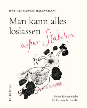 Hwei-Lees Kochbuch umfasst 77 kleine Gerichte, die meisten vegan, alle köstlich und easy in der Zubereitung. Man kann sie kombinieren, wie es auf der schönen Insel Formosa üblich ist, oder auch hintereinander servieren. Die meisten sind in einigen Stäbchenumdrehungen zubereitet, allein die Vorbereitung, das Schnipseln und Marinieren, braucht ein wenig mehr Zeit. Die Zutaten von japanischen Auberginen bis zu Shimeji-Pilzen bekommt man in jedem Asia-Shop, wo es auch die Würzsaucen gibt, die benötigt werden. Die japanisch, koreanisch und natürlich chinesisch inspirierten Rezepte werden Ihre Küche (und vielleicht auch Ihr Leben) bereichern. Dass Hwei-Lee Blumenthaler-Chang so gut kocht und jetzt sogar ein eigenes Kochbuch vorlegt, übrigens das erste umfassende Taiwan-Kochbuch in deutscher Sprache, ist keine Selbstverständlichkeit. Denn eigentlich ist sie Musikerin, Pianistin und Komponistin. Wie das Kochen zum wichtigen Teil ihrer Existenz in Deutschland wurde und warum ihre kreativen Gerichte einfach nur glücklich machen, erfahren Sie in diesem sorgfältig edierten Buch mit Fotos ihres Mannes Volker Blumenthaler und Zeichnungen ihrer Tochter Fee. „Man kann alles loslassen - außer Stäbchen“ - der für ein Kochbuch ungewöhnliche Titel stammt von einer der zahlreichen Garküchen in Taipei. Er könnte ein Lebensmotto werden.