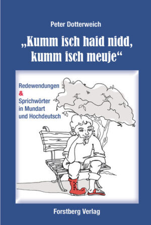 Die Redewendungen und Sprichwörter in Mundart haben es in sich. Kraftvoll und zuweilen auch derb drücken sie oft das aus, was man im Hochdeutschen so nicht sagen kann. Viele von ihnen enthalten einen versteckten Witz oder tiefschürfende Lebensweisheiten. Manche von ihnen sind aber auch derart überzogen, dass sie niemand so richtig ernst nimmt. Die Redewendungen und Sprichwörter in diesem Buch zeigen, dass unsere Mundart nicht plump und unbeholfen ist, denn die hochdeutsche Übersetzung bringt es nicht immer auf den Punkt, den das Original auszudrücken vermag.