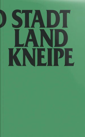 Stadt, Land, Kneipe ist ein schelmischer Episodenroman, der in der Hauptstadt beginnt und im bayrischen Dorf endet. Dort und dazwischen findet sich der Protagonist im Kneipen Stadium wieder, ein Zustand, der Stadt und Land durchdringt. Dort und andernorts schlägt er mit Zigaretten und Bier die Zeit tot, die im Studentendasein ein anderes Maß hat. Dabei entscheidet er dies und schlussfolgert das. Seine Identitätssuche findet keine zusammenhängende Geschichte und serviert keine belastbare Moral, Metropole und Dorf werden ohne jeglichen Zynismus taxiert, das urbane Kaleidoskop zerbricht schliesslich an den regenverhangenen Formen der Heimat. SLK erscheint mit bebilderten Intermezzo, in dem Giuliano Bonelli @hellerblitz Memes plakatiert. Fazit: Garantiert genderunsensibel, pointenreich, krass stereotyp und coronafrei! Sorry.