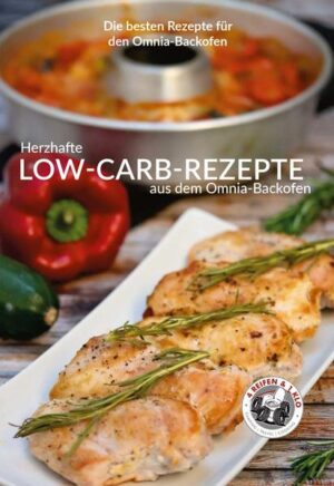 Die Low-Carb Ernährung ist eine häufig angewandte Ernährungsweise, die versucht einen Großteil der Kohlenhydratevom Ernährungsplan zu streichen. Wenn man mit dem Wohnmobil, Wohnwagen, Zelt oder dem Boot unterwegs ist, möchte man seine Low-Carb Ernährung nicht unbedingt unterbrechen. Finden Sie in diesem Rezeptbuch über 35 herzhafte, aber kohlenhydratarme Rezepte für den OMNIA©-Backofen mit guten Fetten und hochwertigem Eiweiß. Alle Rezepte mit Nährwertangaben. Die in diesem Rezeptbuch angegebenen Mengenangaben der Zutaten, entsprechend der Gewichtsangabe, die man einkaufen muss (z.B. 200g Paprika, ist eine Paprikaschote MIT Kerngehäuse). Bei der Berechnung der Nährwerte wurde allerdings das „Reingewicht“ berücksichtigt, d.h. das Gewicht ohne z.B. Kerngehäuse. Wer den Camping-Food-Blog 4 Reifen & 1 Klo kennt, der weiß, dass diese Rezepte Camping, Boot oder Outdoor geeignet sind. Mit vielen Tipps für eine kohlenhydratarme Ernährung und einem extra Rezept, wie Sie Ihren LOW-CARB-Senf ganz einfach selber machen können.