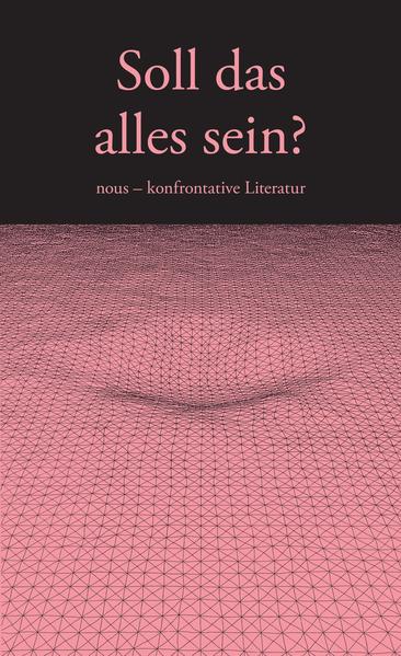 Zum ersten Mal erscheint unser Taschenbuch mit einem Titel. „Soll das alles sein?“ verzeichnet den Punkt, an dem die Sehnsucht unversöhnt auf die Wirklichkeit trifft. An diesem Punkt wird das Unfertige des Wirklichen offenbar. Die Literatur taugt nicht dazu, Antworten zu liefern. Man wird sie auch in diesem Buch nicht finden. Ihre Stärke liegt stattdessen in der Sprache, in der Sinnlichkeit, im Vergnügen und in der Lust zur Konfrontation. Was der Alltag nicht hergibt, das rückt sie bereitwillig heraus. Ob es sich nun um eine Mutter handelt, die tut, was sie kann, um zwei Geschwister, die sich wegen dem Erbe ihres Vaters streiten, ob um das Erklimmen eines Berges, um die Begegnung mit dem eigenen Spiegelbild oder eine Episode aus dem Leben eines Arbeiters in der Fleischindustrie - in der Literatur entledigt sich die Welt ihrer Missverständnisse. Wo sie das Bestehende aufführt, da erheischt sie das Mögliche.