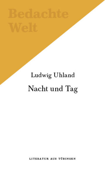 Die drei Texte von Ludwig Uhland sind dem zweiten Band der Werkausgabe „Sämtliche Dramen, Dramenfragmente. Dichterische Prosa. Ausgewählte Briefe." entnommen, die Hartmut Fröschle und Walter Schöffler 1980 in München herausgegeben haben. Das Nachwort von Stefan Knödler entstand für dieses Buch. Die Zeichnungen von Ena Lindenbaur (Frankreich) sind Übermalungen eines Stahlstichs von Uhland in der „Gartenlaube" von 1860 und allesamt Unikate. Es erscheinen zwei Arten von Vorzugsausgaben. (Details auf Anfrage).