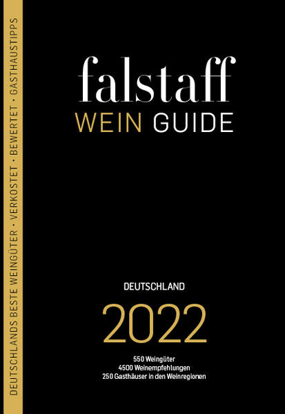 Der Falstaff Weinguide Deutschland 2022 enthält rund 4.500 Weinempfehlungen von mehr als 550 Produzenten, bewertet nach dem 100-Punkte-System. Dazu kommen die 250 Gasthaus-Tipps, die bei der Planung des nächsten Aufenthalts in einer Weinbauregion helfen und die Rubrik »Talentschuppen«, die sich dem Winzernachwuchs widmet - alles in allem ein starkes Nachschlagewerk am Puls der Zeit.