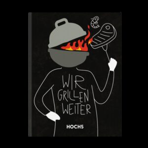 WIR GRILLEN WEITER ist das dritte Grillbuch von und mit Grillweltweltmeister Klaus Breinig. Wie immer leiten wir dich Schritt für Schritt durch die Rezepte, die vielfältiger kaum sein könnten. Egal, ob Languste, Gans, gesmokter Cheesecake oder fruchtiges Chutney: Knapp 40 neue Kreationen warten auf dich und deine Gäste. WIR GRILLEN WEITER ist das ideale Grillbuch für alle, die mehr wollen als Bratwurst, Nackensteak und Kartoffelsalat - und die Lust haben, noch intensiver ins Grillen einzusteigen.