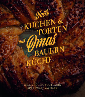 Oh, es riecht gut! „Tolle Kuchen & Torten aus Omas Bauernküche“ versammelt 100 traditionelle und regionale Backrezepte. Vom klassischen Hefezopf bis zur fast vergessenen LPG-Torte finden sich für jeden Geschmack leckere und leicht zu bewältigende Rezepte. Entstanden ist das Buch in Kooperation mit dem sächsischen Landesobermeister Roland Ermer und seine Tochter Claudia, die als Bäckermeisterin und Konditorin den elterlichen Betrieb bald in die vierte Generation führen wird. Sie haben die Rezepte ausprobiert und so aufbereitet, dass sie sich gleichermaßen für Backneulinge und Profis in leckerstes Gebäck verwandeln lassen. Herausgeber Hans-Dieter Lucas hat die 100 Rezepte aus Einsendungen der Leser*innen der Bauernzeitung ausgewählt, in der diese bis in die 1990er Jahre regelmäßig erschienen.