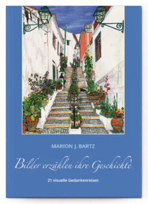 Der Malerin Marion J. Bartz erzählt die Geschichte von 21 Bildern im Spannungsfeld von Realität und Fantasie, Wahrheit und Illusion. Was motiviert sie für die Wahl eines Motivs? Was geschieht während des Malens, welche Linien und Brüche zeigt ein Bild? Das Booklet 'Bilder erzählen ihre Geschichte 1' beinhaltet 21 Bilder und ihre Geschichten - kombiniert mit dem MAJOBA-Lesemagneten 'Die Blumentreppe'.