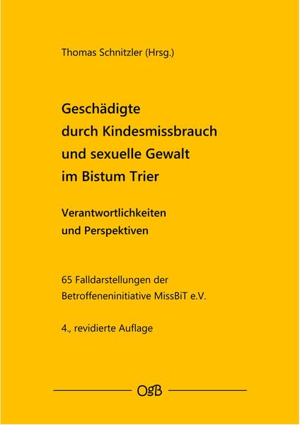 Geschädigte durch Kindesmissbrauch und sexuelle Gewalt im Bistum Trier | Thomas Schnitzler