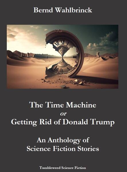 In this anthology the reader will find 14 brand new science fiction stories. Some of the topics dealt with are aliens and extraterrestrial life, black holes, environmental pollution, androids and robots, space tourism, asteroids, and time travel. The stories are accompanied by interesting background information as well as several photos and illustrations. In the satirical title story, Samuel Miller- Stolzfus, the protagonist, travels back in time to Kallstadt, Germany, to try and prevent Trump's grandfather from emigrating to America. Will he succeed?