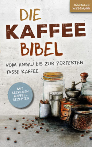 Kaffee - Kultgetränk, Wachmacher, Pausenfüller und für einige die große Liebe. Kaffee ist nicht nur ein Getränk, sondern ein Gefühl. Er hilft bei der Konzentration sowie bei der Entspannung. Doch was steckt alles hinter dem Kaffee? Wo kommt er her und wie können Sie den maximalen Geschmack aus jeder Tasse herausholen? Es gibt enorm viel zu lernen über Kaffee und das obwohl er doch einen so großen alltäglichen Anteil im Leben vieler Menschen einnimmt. Doch Qualität und Herkunft der Nahrungsmittel wird für viele Verbraucher immer wichtiger, vor allem in Deutschland. Sommeliers wissen: Kaffee enthält deutlich mehr unterschiedliche Aromen als die besten Weine der Welt. Hätten Sie geahnt, dass es sich beim beliebten Heißgetränk um eine solche Feinschmecker-Spezialität handelt? Dabei kann jeder Kaffeetrinker mit einigen Kniffen mehr aus der täglichen Tasse herausholen und das ganz ohne Feinschmecker Ausbildung. Sie sind nur ein Buch von Ihrer perfekten Tasse Kaffee an jedem Morgen entfernt! Es gibt etliche Methoden und Arten den eigenen Kaffee zubereiten, da kann man schnell der Überblick verlieren. Zudem existieren viele teure Gerätschaften und Kaffeesorten, so dass man auch ein kleines Vermögen in das Genussmittel stecken kann. Doch das muss gar nicht sein, denn eine gute Tasse Kaffee muss nicht teuer sein! Wissen ist hier ganz klar ein Vorteil. Je mehr Sie über Kaffeebohnen wissen, desto besser können Sie selbst die Qualität des Produktes einschätzen. Die Kaffee-Expertin Annemarie Wiedemann packt das geballte Kaffeewissen aus und zeigt auf: Was braucht die Kaffeebohne und was macht ein gutes Anbaugebiet am Ende an Qualität wirklich aus Was steckt wirklich drin in der Kaffeebohne und hat Auswirkungen auf all die unterschiedlichen Aromen und Geschmäcker? Was geschieht nach der Ernte mit der Bohne, so dass sie in Bestqualität am Ende bei uns ankommt? Welche Zubereitungsarten haben sich im Laufe der Zeit entwickelt und welche davon passt am besten zu Ihrem Kaffee-Geschmack? Eine Auswahl der leckersten Kaffee-Rezepte von den Basics, über Barista Wissen und Cocktails bis hin zu leckeren Gerichten mit Kaffee Sind Sie bereit das beste aus Ihrem Kaffee herauszuholen?