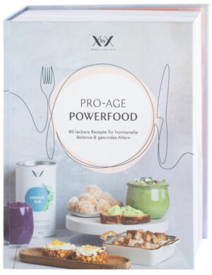 Kleines 1x1 der Ernährung mit zwei einfachen Prinzipien, die dir im Alltag Orientierung geben: # Der Simple 7 Baukasten und #2 Der “Frauen in Balance” Teller. 80 leckere Rezepte für jede Tageszeit, Situation und Geschmack lassen keine Wünsche offen: -Smoothies -Porridge, Müsli & Bowls -Aufstriche -Süße & herzhafte Snacks -Salate -Suppen -Ofen- & Pfannengerichte -Pfannkuchen, Waffeln & Gebackenes Pro-Age Powerfood Tipps: Jedes Kapitel hält nützliche Tipps parat, darunter: “Lebensmitte-Toppings” für jedes Gericht, eine Regel, um echtes Vollkornbrot zu erkennen und warum Volumen beim Essen zählt. Praktische Tipps wie: -Einkaufslisten mit Austausch-Tipps -Kleine Kniffe, die den Geschmack aufpeppen -“Meal Prep” - so klappt gesund trotz Hektik -Top 25 pflanzliche Proteinquellen -Top 25 Ballaststoffquellen