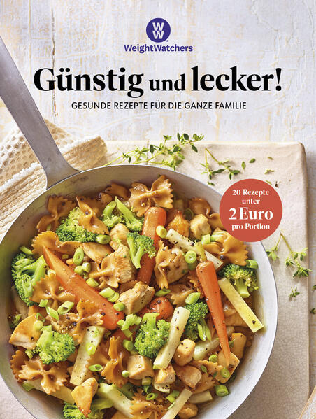 Gesundes Essen muss nicht teuer sein: dieses Kochbuch zeigt, wie man sich trotz eines knappen Budgets lecker und abwechslungsreich ernähren kann Ca. 70 Rezepte für die ganze Familie: Leckeres zum Frühstück, zum Mittag- und Abendessen und Kleinigkeiten für zwischendrin Mit Special: 20 Rezepte unter € 2! Das Weight Watchers Kochbuch ist genau richtig, wenn man sparen möchte, aber nicht auf gesunde und ausgewogene Mahlzeiten verzichten möchte: Mit vielen Tipps, wie man Kosten beim Kochen einsparen kann Gut für den Geldbeutel und gut beim Abnehmen Mit motivierender Erfolgsgeschichte eines WW Mitglieds Die Rezepte sind einfach, verständlich aufgebaut, gelingsicher und superlecker. Anfänger als auch fortgeschrittene Köche kommen ganz auf ihre Kosten. Alle WW Kochbücher werden in Deutschland mit mineralölfreien Biofarben, wasserbasierten Lacken und klimaneutral gedruckt, gebunden und verarbeitet. Das Papier aller WW Kochbücher stammt aus nachhaltig bewirtschafteten Wäldern und kontrollierten Quellen und ist PEFC zertifiziert.