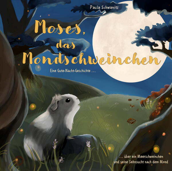 Ein Meerschweinchen und die Faszination des Mondes Als Meerschweinchen Moses zur Welt kommt, erhellt ein prachtvoller Vollmond die Nacht. Moses verliebt sich augenblicklich in dessen wundersames Licht und weiß noch nicht, dass es nicht von Dauer ist. Als er bemerkt, dass der Schein des vollen Mondes sich von Tag zu Tag verringert, macht er sich auf, um ihm zu folgen. Damit begibt er sich auf eine emotionale und lehrreiche Reise. Eine rührende Geschichte in Reimen mit bezaubernden Illustrationen für die ganz Kleinen und eine erste Begegnung mit den Mondphasen für die etwas Größeren. Zum Miterleben, Lernen und Träumen für Kinder zwischen 3 und 7 Jahren.