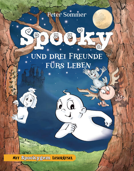 Leselernbuch mit Rätseln Spannendes Rätsel Lesebuch für Kinder ab 6 Jahren Zum Vorlesen und Lesenlernen. Was gibt es schöneres als wahre Freundschaft? Richtig, nicht viel! Das beweisen das Gespenst Spooky, Prinzessin Lea, Eule Vroni und die clevere Maus Bratze in diesem Fantasy-Kinderbuch. Gemeinsam machen sie sich auf die Reise, die Eltern von Prinzessin Lea zu retten. Und müssen dabei feststellen, dass kein Hindernis zu groß, kein Rätsel zu schwer und kein Weg zu weit ist solange sie als Freunde zusammenhalten. Ein spannendes und kindgerechtes Fantasy-Abenteuer, das einem zeigt, wie wichtig wahre Freundschaft ist. Ideal für Leseanfänger mit Rätseln am Ende des Buches Trainiere spielerisch dein Leseverständnis. Am Ende dieses süßen Kinderbuchs musst du einige Fragen beantworten. Sie sind nach Kapiteln unterteilt. So kannst du Kapitel für Kapitel dein Leseverständnis testen. Und als fünfter Freund im Bunde Spooky, Lea, Vroni und Bratze begleiten. Das ideale Geschenke für kleine Leseratten Lesen lernen macht so viel Spaß. Und wie schön ist es, wenn es beim ersten Buch direkt so klasse funktioniert! Dank großer Schrift mit großzügigem Zeilenabstand und begleitenden Illustrationen, können Leseanfänger zwischen 6 und 8 Jahren ganz leicht der Geschichte folgen und haben direkt ein Erfolgserlebnis. -Leselernbuch: Du lernst gerade lesen und möchtest direkt dein erstes Buch durchschmökern? Dann ist dieses Leselernbuch genau das Richtige für dich. -Mit alten Bekannten: Dieses Buch ist die Fortsetzung von Band 1 aus der ‘Spooky, das kleine Gespenst’-Serie. Einige der Charaktere kennst du also vielleicht schon. -Mit Rätseln: Überprüfe dein Leseverständnis und schau, ob du gemeinsam mit Spooky und seinen Freunden die Rätsel aus der Geschichte lösen kannst. -Ideal für Kinder ab 6 Jahren: Dieses Buch ist richtig spannend. Und zugleich ideal für Kinder ab 6 Jahren, die mutig genug sind, mit Gespenst Spooky Abenteuer zu erleben. -Das perfekte Geschenk: Dieses Buch ist das ideale Geschenk für kleine Leseratten und alle, die es werden möchten. Auch ohne Band 1 ist dieses Buch verständlich.