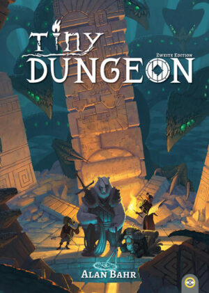 Tiny Dungeon 2E ist die überarbeitete Fassung des beliebten minimalistischen Fantasy- Rollenspiels. Das zugrundeliegende TinyD6- System ist so konzipiert, dass es für alle Alters- und Erfahrungsstufen zugänglich ist: Sämtliche Aktionen werden mit ein bis drei sechsseitigen Würfeln abgewickelt, die Charaktere passen auf Karteikarten und die Regeln sind eingängig und leicht zu vermitteln. In diesem Buch sind zudem über zwanzig kurz umrissene Kampagnenhintergründe enthalten, die von einer ganzen Reihe großartiger Autoren verfasst wurden. Diese „Mikroszenarien“ sind kurz und flexibel und sollen dir als schnelle Inspiration und einfacher Einstiegspunkt für deine Kampagne dienen. Also schnapp dir deine Freunde, ein paar Bleistifte und Würfel und mach dich bereit für minimalistisches, unkompliziertes Fantasy- Rollenspiel!