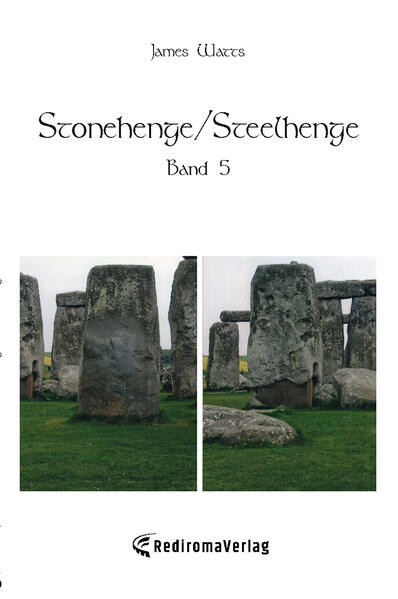 Im fünften Band seiner Reihe Stonehenge/Steelhenge führt James Watts seine Überlegungen zu Stonehenge weiter. Dabei widmet er sich auch den Themen „alternative Energiegewinnung“ und „außerirdische Einflussnahme“.