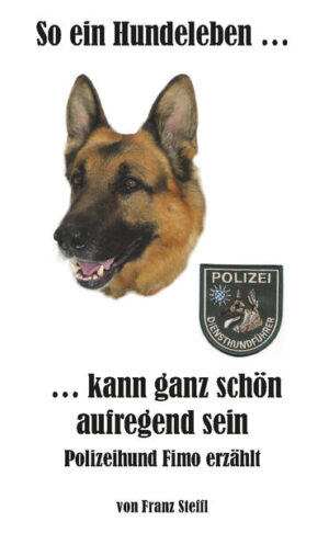 Vom Problem-Hund zum „Elite“ Fimo, ungeliebt und verhaltensgestört, wird von der Polizei für Diensthundeführer Franz zur Ausbildung als Polizeihund angekauft. Nicht nur die Kollegen von der Hundestaffel haben Franz nach der Besichtigung von Fimo dringend davon abgeraten, Zeit und Nerven in diese „Pfeife“ zu investieren. Als selbst Franz zu zweifeln begann, überzeugte Fimo mit einer unglaublichen Aktion sein neues Herrchen von seinen Qualitäten. Aus Franz und Fimo wurde ein erfolgreiches Team. Mit spektakulären Erfolgen räumte Fimo alle Zweifel aus und dankte Franz vielfach für sein Festhalten und dem Glauben an ihn. Im Wechsel erzählen Fimo und Franz diese wahre und spannende Geschichte aus dem Leben eines Polizeihundes.