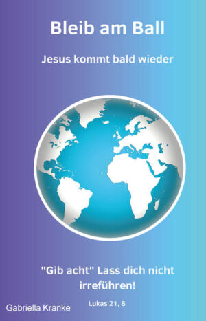 Wenn du dabei sein willst, bei dieser letzten großen Erweckung bevor Jesus Christus wiederkommt, dann lies dieses Buch und lass dich davon inspirieren, wie du am Ball bleibst ohne fehlgeleitet zu werden von den Irrungen und Wirrungen der Meinungen vieler Menschen, die alle ihre Wahrheit vom „Glauben“ zum Besten geben, ohne dabei Jesus Christus in den Mittelpunkt ihres Lebens zu stellen. Ausschließlich durch eine intime Gemeinschaft mit Jesus Christus wird der Gläubige dieser letzten Tage überleben. Er sprach: „Ich bin der Weg, die Wahrheit und das Leben.“ Und weiter sagte Er: „Keiner kommt zum Vater außer nur durch mich.“ Nur wer seine geistige Lampe auffüllt mit dem Wort Gottes, kann in den himmlischen Raum eintreten. Gabriella Kranke ist eine Stimme, die das Evangelium der Gnade seit fast zwanzig Jahren verkündet und fruchtvoll in ihrem Leben umsetzt. Sie hat zu diesem Thema schon mehrere Bücher geschrieben, die den Leser dazu anregen soll, sein Leben in einer engen Gemeinschaft mit dem Herrn Jesus Christus zu führen. Jeder, der sich dafür entscheidet, wird ein von Gott gesegnetes, gesundes und wohlhabendes Leben kennen-lernen, das er zuvor so noch nicht erlebt hat.