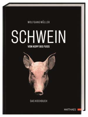 Das meist gegessene Fleisch in Deutschland ist Schweinefleisch. Aus gutem Grund, denn es ist abwechslungsreich und hat einen delikaten, würzigen Eigengeschmack, sodass weit mehr daraus zu machen ist als Krustenbraten oder Currywurst. Das neue Buch von Wolfgang Müller „Schwein - von Kopf bis Fuß“ überrascht auf den Rezeptseiten mit einzigartigen Gerichten wie „Gegrillte Hochrippe mit Kräutern und gebackenem jungen Knoblauch dazu Zitronensalsa“ oder „Tortellini von der gepökelten Vorderhaxe mit Steinpilzen auf Parmesancreme“. Alles vom Tier kann verwertet und zu tollen Gerichten verarbeitet werden, nichts ist schlecht oder Abfall - dass ist das Credo nach dem dieses Buch aufgebaut ist. Wolfgang Müller, als gelernter Metzger und Koch, zeigt bei diesem Werk einmal mehr, dass er weiß von was er schreibt und so beginnt das Buch mit Informationen zu den verschiedenen Rassen, der Haltung und Fütterung. Ein ausführlicher Teil gilt den unterschiedlichen Fleischteilen. Diese werden separiert gezeigt und mit den wichtigsten Informationen beschrieben. Was man aus all den verschiedenen Stücken zaubern kann, wird in über 60 spannenden Rezepten dargelegt. Das Buch ist für alle Köche, die sich inspirieren und überraschen lassen wollen, was man mit Schwein (von Kopf bis Fuß) alles kreieren kann.