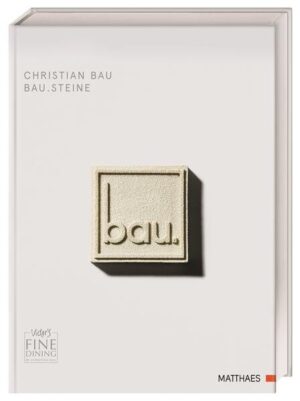 Christian Bau's incomparable culinary art in book form In this cookbook, Christian Bau, 3-star chef and patron of Victor's Fine Dining by Christian Bau at Schloss Berg in Perl/Nennig, demonstrates a culinary art that is second to none. No surprise, as Bau is one of the absolute best chefs in Germany! At the same time, he has celebrated an anniversary in 2018: 20 years of Victor's Fine Dining by Christian Bau. This magnificent book is a very special memorial to the top chef. Culinary masterful menus and courses 7 menus and 56 magnificent courses create a vibrant picture of Bau's cuisine, which is unmistakably and influenced by French cuisine with influences from the Japanese high cuisine. Dishes such as: "Japanese Moment. Matcha tea, lychee, green shiso", "Char Ikejime. Kohlrabi, horseradish" or "The best of veal. Dim Sum, nut butter, alba truffle" give a hint of this high-quality mix of cuisines. - 7 menus, 56 great courses, and 28 excerpted dishes: Menu 1 starting with the "Japanese rock and vegetable garden" with raw and pickled vegetables, iced coriander and ponzu followed by the char dish with herbs, kohlrabi, and horseradish and six more Japanese-inspired courses. - Supplementary texts by Dr. Christoph Wirtz: What has shaped Christian Bau, why does he cook the way he does today, how does he cook and what is his passion. - With exceptionally brilliant imagery by Lukas Kirchgasser: makes you want to drive to Schloss Berg immediately and try the dishes on the spot. Culinary excellence with Christian Bau. The unique cuisine of the top chef united in one magnificent book.