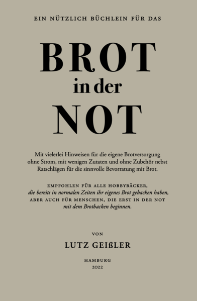 Ganz gleich ob in guten oder in schlechten Zeiten - dieses Büchlein nimmt Sie an die Hand, wenn Zutaten und Zubehör fehlen, der Strom ausfällt, Wasser knapp ist oder unterwegs gebacken werden muss. Lutz Geißler diskutiert kurz und bündig Fallbeispiele, zeigt Lösungen auf und gibt viele Praxistipps, damit Sie sich in jeder Lebenslage mit eigenem Brot versorgen können. Inklusive der Grundrezepte für Roggen-, Weizen- und Dinkelbrot gelockert wahlweise mit Sauerteig, Hefe oder Hefewasser. Dieses Buch sollte in keiner Hosentasche fehlen.