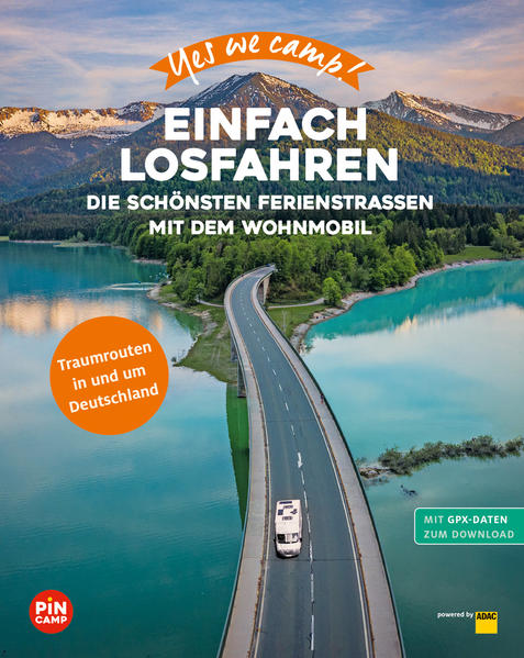 Einfach losfahren und mit dem Wohnmobil raus ins lange Wochenende - dabei aber jeden Meter der Strecke genießen! 30 traumhafte Wohnmobil-Touren, Themen- und Ferienstraßen in und um Deutschland sind hier speziell für Wohnmobilisten und Van-Fahrer zusammengestellt - von Klassikern wie der Deutschen Alpenstraße oder der Grand Tour of Switzerland bis hin zu unbekannten Kleinoden wie der Porzellanstraße: fürs schönste Panorama unterwegs und sehenswerte Zwischenstopps. Damit der Trip rundum gelingt, haben die Campingplatz-Experten von PiNCAMP die schönsten Plätze entlang der vorgestellten Routen ausgesucht. In Zusammenarbeit mit PiNCAMP, dem Campingportal des ADAC.