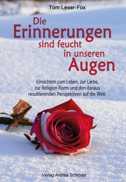 Einsichten zum Leben, zur Liebe, zur Religion Roms und den daraus resultierenden Perspektiven auf die Welt Schon immer wurde Tom Leser-Fox von der Aufgabe angezogen, mit andere Menschen Wege zum Wachsen zu suchen. In diesem Buch beschreibt er seinen Lebensweg. Er serviert Lebensabschnitte, Gedanken und Einsichten in kleinen Häppchen - kurz und treffend. Sie laden zum Nachdenken und zum Mitfühlen ein und lassen ein Bild entstehen - verletzlich und kraftvoll. Der ehemalige Ministrant berichtet über die Kirche Roms, über Erfahrungen mit einem indischen Guru, über Liebe, Vertrauen, Familie, Sex und den Irrsinn des Alltages.