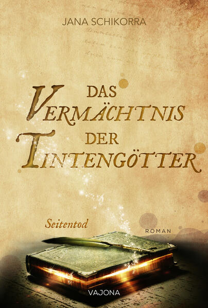 *Wo Magie herrscht, lauern Schatten …* Zwanzig Jahre sind vergangen, seit es Levin und Nima mithilfe der allmächtigen Mundus- Novum- Tinte gelungen ist, einen friedvollen Umgang zwischen Tintengöttern und Romanfiguren, den Liturgi, zu schaffen. Die neue Weltordnung aber wird auf eine harte Probe gestellt, denn das Böse ist wieder auf dem Vormarsch. Mitglieder des einst gestürzten, konservativen Götter- Komitees fallen in die Welt der Menschen ein und verwandeln sie mittels dunkler Zauberbanne in willenlose Liturgi. Ihr Ziel: Die einfältigen Rationalen in grauenhafte Geschichten sperren, ganze Städte in schwarzer Wortmagie ertränken und die bestehenden Gesetze zur Gleichberechtigung ausradieren, um ihre Tyrannei auch fernab des Papiers frei entfalten zu können. Für Letzteres aber benötigen sie jemanden mit einzigartigen Fähigkeiten: Nimas und Levins mischblütige Tochter Juniper. Bei dem Versuch, sie zu entführen, unterläuft dem jungen Komitee- Mitglied Aduin jedoch ein Fehler er zaubert Juniper und sich selbst in die grausigste aller Geschichten hinein, die die abtrünnigen Tintengötter erschaffen haben. Um zu entkommen, müssen sie zusammenarbeiten und zwar schnell, denn außerhalb des Buches hält eine unerwartete Zerstörung Einzug in die Welt, die alles verschlingen will, was sich ihr in den Weg stellt …