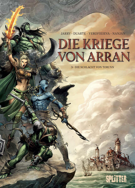 Im Angesicht der riesigen assanischen Horde schwankt Kronan der Ork zwischen Ehre und Vernunft, zwischen Kampf und Flucht. Während die Blauelfen, die bisher verschont geblieben waren, von einer riesigen Flotte yrlanischer Schiffe belagert werden, bedroht im Westen eine neue Legion von Menschen und Golems die Elfen im Wald von Torunn. Und die Waldelfen unter der Führung von Königin Ora werden unausweichlich immer weiter zurückgedrängt...  Seit Jahren warfen sie einen langen Schatten auf die Städte und Länder des Kontinents, und nun ist es soweit: »Die Kriege von Arran« haben begonnen. Elfen, Zwerge, Orks, Goblins und die anderen alten Völker kämpfen um ihr Überleben gegen die die Waffen, die Magie und die Hinterlist der Menschen. Die Vorkämpfer der alten Völker, legendäre Krieger, mächtige Zauberinnen und berüchtigte Schurken, müssen neue Bündnisse schmieden und uralte Fehden beilegen, um in diesem allumfassenden Konflikt bestehen zu können!