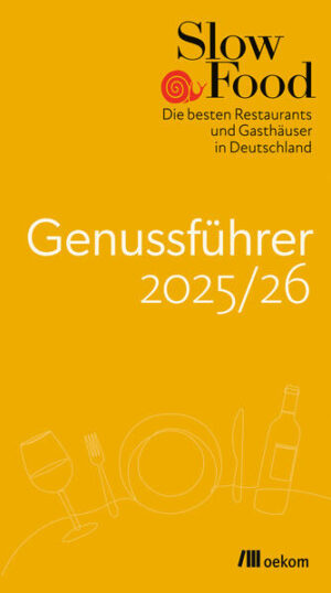 »Wem da nicht beim Lesen das Wasser im Munde zusammenläuft!« Gabriele Grasmück, WEIN + MARKT In Zeiten der Inflation und des Restaurantsterbens die richtig Guten entdecken und dort schlemmen? Aber ja doch! Die neue Ausgabe des »Slow Food Genussführers« ist der perfekte Begleiter für alle, die ehrliches und schmackhaftes Essen schätzen. Das Besondere am »Genussführer« ist die Suche nach Restaurants, die nicht nur ihren Gästen etwas Gutes tun, sondern auch ein Auge auf unverfälschtes Kochhandwerk und die Umwelt werfen. Hier isst man Lebensmittel ohne Geschmacksverstärker und Zusatzstoffe, frisch aus der Region und in handwerklicher Tradition zubereitet. Echt »slow« eben! – Rund 460 empfohlene Gasthäuser und Restaurants – Besondere Kennzeichnung von biozertifizierten Lokalen, Brauereigasthöfen, Gasthöfen mit Weingut sowie Restaurants mit vegetarischem Angebot