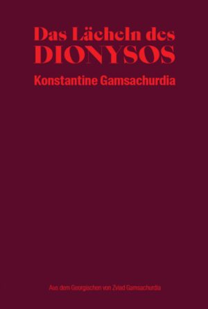 Ein Georgier reist gegen Ende des Ersten Weltkriegs durch das kriegszerrüttete Europa - Paris, Rom, Berlin. Eine neue Zeit ist angebrochen. In Erwartung einer unheilvollen Zukunft geben sich die Menschen der Vergnügungssucht hin. Der selbstgefällige Müßiggänger Konstantine Sawarsamidze irrt durch die Höllen der großstädtischen Zivilisation und versucht sich in den Lebensweisen der westlichen Welt. Heimgesucht von einer Schuld aus der Vergangenheit, den Naturgeistern seines Erziehers und geplagt von ahnungsvollen Träumen, jagt er ohne Rücksicht auf Verluste dem Schönen hinterher. Dabei verfällt er zunehmend dem Wahn. Der 1925 erschienene Roman Konstantine Gamsachurdias ist ein expressionistisches Werk, in dem Biographie und Mythos, Reportage und Phantastik ineinander übergehen. Dem Autor zufolge ist Das Lächeln des Dionysos eine Bestandsaufnahme der sozialen Umstände der Jahre 1914-1919 in Europa. Was man jedoch beim Lesen des Buchs vorfindet, ist an erster Stelle eine minutiöse Bestandsaufnahme der seelischen Zustände des Erzählers. Es ist ein Werk der Autofiktion, eine Verschmelzung der historischen Realität und der Biografie des Autors mit einer symbolistischen Welt des Mythischen, eine Verarbeitung der Erfahrung der Emigration oder des Exils, der Versuch, durch das Schreiben eine lebenstaugliche Ethik in einer verlorenen Welt zu finden, oder vielleicht auch eine Selbsttherapie mit dem Ziel, der zweifachen Krankheit, der persönlichen wie der weltlichen, durch die Arbeit der Feder ein Ende zu setzen. "Das Lächeln des Dionysos" - "Dionisos Ghimili" - ist der erste Roman des Schriftstellers Konstantine Gamsachurdia (1893 - 1975), dessen Romane und Erzählungen einen festen und prominenten Platz in der Kulturlandschaft Georgiens einnehmen. Er wird zu den Begründern der literarischen Moderne in Georgien gezählt. Ein Klassiker der georgischen Literatur wird zum ersten Mal ins Deutsche übersetzt. Der Übersetzer ist sein Urenkel, der heute in Berlin lebt. Die Entstehungsgeschichte des Romans ist ebenfalls sehr faszinierend: Die erste Fassung des Romans entstand von 1915 bis 1917 in München und Berlin, einer Zeit voller neuer Eindrücke, Widersprüche und Enttäuschungen für Gamsachurdia. Diese erste Fassung ging verloren, wie der Autor im Nachwort zur ersten Ausgabe des Romans (1925) schreibt: Im Herbst des Jahres 1916 sei er von Genf aus über Paris nach Georgien gereist, und an der Grenze in Genf habe er nicht die Erlaubnis erhalten, das Manuskript aus dem Land zu bringen. Erst zwei Jahre später war es ihm dann möglich, wieder nach Genf zu reisen, sein Roman war aber wohl nicht mehr auffindbar. Auch die zweite, 1919 in Berlin geschriebene Fassung verschwand - und zwar 1922 in Tbilissi. Die heute vorliegende Fassung des Romans entstand 1924 in Georgien, nachdem Gamsachurdia sich entschlossen hatte, das Werk zum dritten Mal zu schreiben. „Neun Monate — Tag und Nacht — habe ich so mit dem georgischen Wort gekämpft wie Jakob mit seinem furchtbaren Gott" schreibt er. Die Entstehungsgeschichte des Werkes „Das Lächeln des Dionysos" erstreckt sich also über neun Jahre. Die beiden ersten Fassungen sind nach wie vor verschollen. 1923 fuhr er nach Paris, wo er Vorlesungen in Philosophie (u.a. von Henri Bergson) hörte, für die er sich begeisterte, unter dessen Einfluss er die dritte Fassung erneut schrieb.