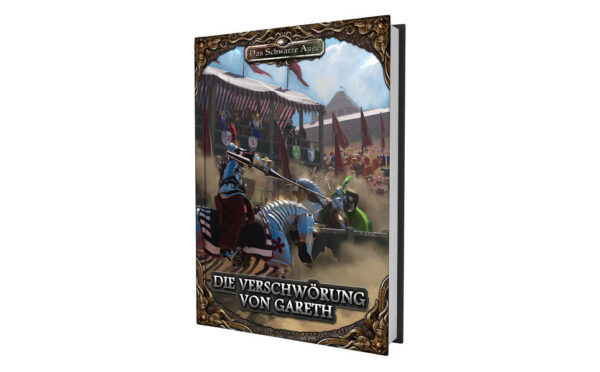 "Mein Lied der Rabe Mordkomplott rettet " Dann haucht der Barde sein Leben aus. So kündigte sich einst, 1985, das erste Abenteuer der Ausbauregel-Reihe, die legendäre Nummer A1, an. Kaiser Hal lud damals zum Turnier in die Kaiserstadt. Und das tut er nun, beinahe 40 Jahre später, erneut! Zeit und Hintergrund (998 BF bzw. 5 Hal) sind dieselben geblieben, doch das Abenteuer wurde stark erweitert und modernisiert. Die Helden können das Kaiserturnier nun mit all seinen Facetten und den aktuellen Regeln der 5. Edition von Das Schwarze Auge erleben, von Kneipen- und Jahrmarktsspielen über das Immanturnier und die Wagenrennen bis hin zu den ritterlichen Zweikämpfen, dem Buhurt und der Tjost. Sie können sich Rittern und Ringern im Kampf stellen, aber auch Alt-Gareth auf ihrer Spurensuche nach dem Mörder Odilberts und der namensgebenden Verschwörung durchforsten. Sie folgen verwirrenden Spuren und machen aufwieglerische Tendenzen aus, denn es köchelt im Schmelztiegel Gareth. Etwas Großes ist im Gange. Aber wem können die Helden trauen und wer sind ihre Widersacher? Ein DSA-Gruppenabenteuer für 2-6 Helden Genre: Wettstreit, Intrigenszenario, Detektivgeschichte Voraussetzungen: aufrechte oder kaisertreue Turnierteilnehmer von jedwedem Schlag (adlige Krieger und Ritterinnen ebenso wie Helden ohne Stand, von bogenschießenden Elfen und Barden bis zu Schaukämpfern und fahrendem Volk im Jahrmarktstross) Ort: Gareth (Alt-Gareth) Zeit: Anfang Praios 998 BF (5 Hal) Komplexität (Spieler/Meisterin): mittel / mittel Erfahrung der Helden: kompetent bis meisterlich Wichtige Fertigkeiten: Kampf: 4 von 4 Gesellschaftstalente: 3 von 4 Wissenstalente: 2 von 4 Lebendige Geschichte: 4 von 4 Wichtige Hinweise: Zum Spielen dieses Abenteuers benötigst du die folgenden Produkte: - DSA5 - Regelwerk - DSA5 - Aventurischer Almanach - DSA5 - Aventurisches Kompendium (empfohlen) - Ära des goldenen Kaisers - Epochenband (empfohlen) Format: DIN A4, Hardcover Edition: DSA5 Seitenanzahl: 128 Seiten
