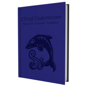 » Das Antlitz des Gottes selbst jedoch ist wechselhaft wie Wetter und Wellen. Wie der Lauf eines Flusses, der sich den rechten Weg bahnt, haben sich verschiedene Bildnisse des Gottes als wahrhaftig herausgestellt.«?aus den Schriften des Sankt AdmaresWer sind die Gischttöchter? Wie lautet der Wortlaut des Gebetes der letzten Ebbe? Kann ein Efferd- Geweihter den Feuersegen wirken? Welche Handlungen vollzieht er während des Bootssegens? Was bedeutet der Wind der Kirche des Launenhaften? Gibt es gar Sekten, die allein die Winde verehren? Wie einheitlich ist die Bruderschaft von Wind und Wogen und weshalb nennt sie sich Bruderschaft, obwohl es auch weibliche Efferd- Geweihte gibt?Der vorliegende Band gibt Antworten auf solche Fragen und bietet umfassende Informationen zum Kult des Gottes Efferd.Das Efferd- Vademecum enthält vielerlei aventurisches Hintergrundmaterial über die Bruderschaft von Wind und Wogen, die Kirche Efferds, ihre Grundsätze, Gruppierungen und Geschichte. Darüber hinaus finden sich in diesem Band wertvolle Hinweise für Spieler und Meister zur rollenspielerischen Darstellung eines Efferd- Geweihten.Kurzum: Das Efferd- Vademecum präsentiert einen tiefen Einblick in die Denk- und Sichtweisen eines Efferd- Dieners.Diese Spielhilfe enthält viele weiterführende Informationen zur Kirche Efferds und zur Ausgestaltung eines Efferd- Geweihten und ist für Meister und Spieler aller Erfahrungsstufen geeignet.
