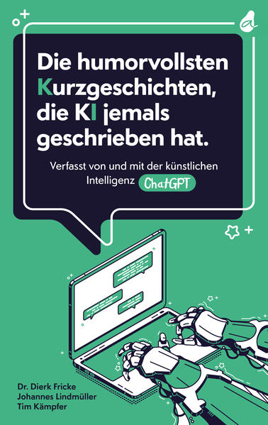 Willkommen in der Zukunft! Die drei Autoren Dr. Dierk Fricke, Tim Kämpfer und Johannes Lindmüller nutzen in ihrem Buch humoristische Kurzgeschichten, die von einer KI geschrieben wurden, um die Möglichkeiten und den aktuellen Stand intelligenter Algorithmen für eine breite Masse erfahrbar zu machen. Die witzigen Geschichten zeigen auf erstaunliche Weise, inwieweit eine KI eine Autorin sein kann, jedoch auch, welche Grenzen bestehen. Dabei wurden die Kurzgeschichten vollständig durch die KI geschrieben [1]. Lediglich der schriftliche Auftrag an die künstliche Intelligenz entstammt der menschlichen Kreativität. Was der Chatbot ChatGPT hieraus erschafft, ist absolut erstaunlich. Das Buch besteht aus 50 einzigartigen Kurzgeschichten, welche jeden zum Schmunzeln bringen. Es finden sich neben Bienchen, welche sich in Cola-Dosen verlieben, auch Regenwürmer aus Plastik oder Opossums vor einem Nachtclub wieder. Der Kreativität sind keine Grenzen gesetzt. Neben den Kurzgeschichten hat die KI individuelle Bilder erzeugt, welche zu den einzelnen Kurzgeschichten passen und diese noch lebendiger wirken lassen. Dieses Buchprojekt ist ein Experiment mit erstaunlichen Ergebnissen. Überzeugen Sie sich selbst. [1] Dies schließt gelegentliche Rechtschreib- und Grammatikfehler der KI mit ein.