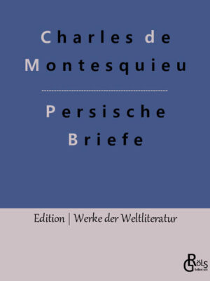 Die Parabel von den Troglodyten, die Geschichte des Apheridon und der Astarte: Der berühmte, 161 Briefe umfassende Briefroman des Charles de Secondat, Baron de Montesquieu. Der Philosoph deutet hier schon in der Essenz die geschichts- und staatsphilosophischen Themen, die sein literarisches Leben bestimmen werden. "Persische Briefe" gilt uns heute als Schlüsselwerk der Aufklärung und damit als fester Bestandteil der Weltliteratur. Gröls-Verlag (Edition Werke der Weltliteratur)