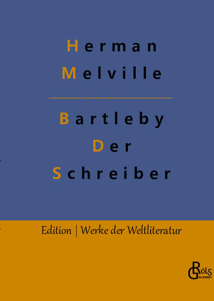 Ein schon älterer Herr, Anwalt und Notar, berichtet von seinem Schreibgehilfen Bartleby, der sich schnell den Ruf eines fleißigen und ausdauernden Angestellten erarbeitet. Sein Fleiß ist allerdings etwas monoton - er mag nur Verträge kopieren. Bartlebys Weg ist dann der Weg einer schweren psychischen Krankheit, die letztlich dazu führt, dass der Schreibgehilfe sich immer und immer tiefer in die Kanzlei eingräbt, bis er schließlich dort wohnt und weniger und weniger Nahrung zu sich nimmt. Welches Ende kann das nehmen? Gröls-Verlag (Edition Werke der Weltliteratur)