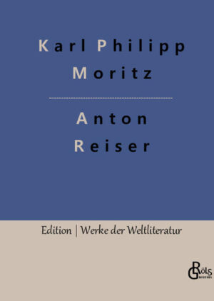 "Dieser psychologische Roman könnte auch allenfalls eine Biographie genannt werden, weil die Beobachtungen größtenteils aus dem wirklichen Leben genommen sind. - Wer den Lauf der menschlichen Dinge kennt und weiß, wie dasjenige oft im Fortgange des Lebens sehr wichtig werden kann, was anfänglich klein und unbedeutend schien, der wird sich an die anscheinende Geringfügigkeit mancher Umstände, die hier erzählt werden, nicht stoßen." Karl Philipp Moritz - Gröls-Verlag (Edition Werke der Weltliteratur)