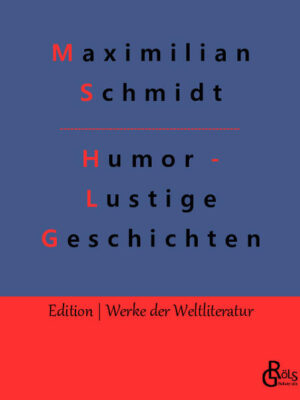 Max Schmidts lustige Geschichten, wie "Ein Geschwisterkind", das "fatale Bündel", "Lustige Haft" und der "Wohltäter wider Willen" haben Generationen zum Lachen gebracht. Heute gehört Schmidt zu den bekanntesten Humoristen der vorletzten Jahrhundertwende. Gröls-Klassiker (Edition Werke der Weltliteratur)