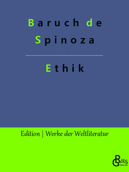 In der Tradition René Descartes sucht Spinoza die sittliche Vollkommenheit des Menschen. Das berührt die großen Fragen nach Gott und Natur, nach Freiheit und Vernunft. Mit durchnummerierten Lehrsätzen, Konklusionen und Definitionen bemüht sich Spinoza um ein Werk von fast mathematischer Klarheit. Axiomatische Grundlage und absoluter Maßstab ist dabei Gott in seiner angenommenen Vollkommenheit, allerdings nicht in der damals herrschenden Denklogik des Dualismus (Hier Gott, dort die Welt) sondern in der pantheistischen Idee Gottes als alles Irdene umfassende Entität. Gröls-Klassiker (Edition Werke der Weltliteratur)