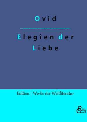 Ovids 49 Gedichte gehören zu den bekanntesten der Weltliteratur. Ursprünglich verfasste er sie wohl im Jahr 16 vor Christus. Er bediente sich des Stils seiner Zeit, in der auch etwa Tibull und Properz schrieben. Als Ich-Erzähler verarbeitet er die von Höhen und Tiefen geprägten Liebesbeziehungen zu Corinna, seiner Herzdame. Gröls-Verlag (Edition Werke der Weltliteratur)