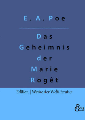 "Man wird finden, daß meine zeitlich voranliegende Geschichte, zu deren Veröffentlichung ich jetzt aufgefordert worden bin, in ihren Einzelheiten höchst merkwürdigerweise das vollkommene Seitenstück bildet zu der jüngst geschehenen Mordtat an der Mary Cecilia Rogers in New York." Edgar Alan Poe - Gröls-Verlag (Edition Werke der Weltliteratur)