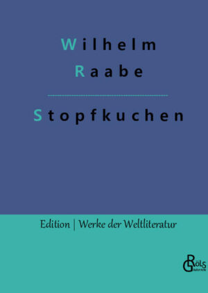 Raabes Werk ist berühmt für seine kunstvoll verwobene Zeitgestaltung. Die erste Zeitstufe umfasst Eduards Wochen auf der Schifffahrt nach Kapstadt. Er beschreibt seinen Besuch in der Heimat. Die zweite handelt von den letzten zweiunddreißig Stunden ebenjenes Heimatbesuches und die dritte blickt auf das letzte Vierteljahrhundert. Stopfkuchen enthält auch autobiografische Elemente Raabes. Später schrieb er zum Beispiel, er sei froh, kein mittelmäßiger Jurist, Arzt oder Pastor geworden zu sein - eine Aussage, die er sinngemäß auch seine Protagonisten im Roman tätigen lässt. Gröls-Verlag (Edition Werke der Weltliteratur)