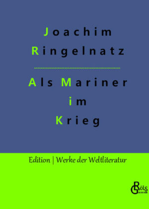 In seinem tagebuchhaften Werk "Als Mariner im Krieg" schildert Ringelnatz uns seine Erlebnisse vom Beginn des Ersten Weltkriegs bis zur November-Revolution. Unnachahmlich berichtet er uns von den Schrecken auf hoher See im Dienste der kaiserlich-deutschen Marine. Wie sagt Ringelnatz so schön? Jeder spinnt auf seine Weise - der eine laut, der andere leise. - Gröls-Verlag (Edition Werke der Weltliteratur)