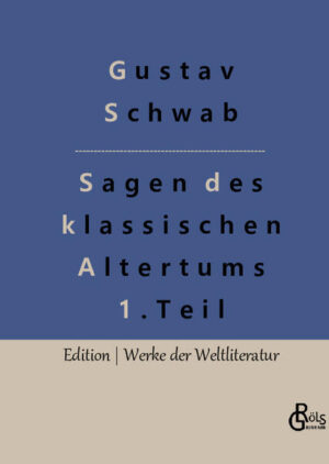 Der erste Teil: "Die schönsten Sagen des klassischen Altertums" sind eine für junge Menschen erstellte Sammlung antiker Mythen, die Gustav Schwab in den Jahren 1838 bis 1840 in drei Bänden herausgab. Sein Zeil war die Nacherzählung in schlichter Prosa, um die spannendsten Geschichten von Agamemnon bis Odysseus als Klassiker der Kinder- und Jugendliteratur verfügbar zu machen. Dass auch Erwachsene seine einfach zu lesende Sprache den komplexeren Werken zumeist vorziehen, konnte er damals nicht ahnen. Gröls-Klassiker (Edition Werke der Weltliteratur)