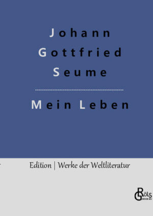 Johann Gottfried Seumes "Mein Leben" gehört zu den bekanntesten deutschen Autobiografien. Schiller und Herder ermunterten Seume, seine Lebensgeschichte in Worte zu fassen, doch die nötige Motivation trat erst ein, als eine schwere Erkrankung dem damals 46-jährigen das bevorstehende Lebensende nahe erscheinen ließ. Kurz vor seinem Tod überließ er die unvollendet gebliebenen Fragmente seinem Arzt C. G. Braune. Gröls-Klassiker (Edition Werke der Weltliteratur)