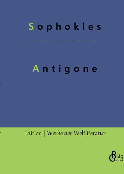 Kreon ist der neue Tyrann von Theben. Sein verstorbener Neffe Polyneikes hat Krieg gegen die eigene Stadt geführt, also verbietet Kreon seine Bestattung. Antigone hält sich nicht an das Verbot - sie hält ohnehin wenig vom neuen Tyrannen. Kreon kann das nicht gut auf sich sitzen lassen und so lässt er Antigone, die übrigens die Tochter des Ödipus ist, einmauern. Das wiederum löst den ein oder anderen Suizid aus: Antigone nimmt sich das Leben, daraufhin sieht auch ihr Verlobter Haimon keinen Sinn mehr im Leben. Doch auch Kreons direkte Familie bleibt nicht unangetastet... Gröls-Klassiker (Edition Werke der Weltlitearatur)