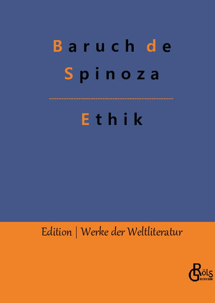 In der Tradition René Descartes sucht Spinoza die sittliche Vollkommenheit des Menschen. Das berührt die großen Fragen nach Gott und Natur, nach Freiheit und Vernunft. Mit durchnummerierten Lehrsätzen, Konklusionen und Definitionen bemüht sich Spinoza um ein Werk von fast mathematischer Klarheit. Axiomatische Grundlage und absoluter Maßstab ist dabei Gott in seiner angenommenen Vollkommenheit, allerdings nicht in der damals herrschenden Denklogik des Dualismus (Hier Gott, dort die Welt) sondern in der pantheistischen Idee Gottes als alles Irdene umfassende Entität. Gröls-Klassiker (Edition Werke der Weltliteratur)