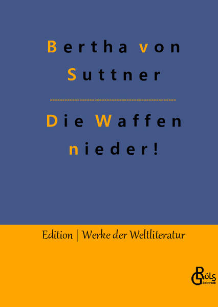 "Mit siebzehn Jahren war ich ein recht überspanntes Ding. Das könnte ich wohl heute nicht mehr wissen, wenn die aufbewahrten Tagebuchblätter nicht wären. Aber darin haben die längst verflüchtigten Schwärmereien, die niemals wieder gedachten Gedanken, die nie wieder gefühlten Gefühle sich verewigt, und so kann ich jetzt beurteilen, was für exaltierte Ideen in dem dummen, hübschen Kopfe steckten. Auch dieses Hübschsein, von dem mein Spiegel nicht mehr viel zu erzählen weiß, wird mir durch alte Porträts verbürgt." Berta von Suttner (Gröls-Klassiker - Edition Werke der Weltliteratur)