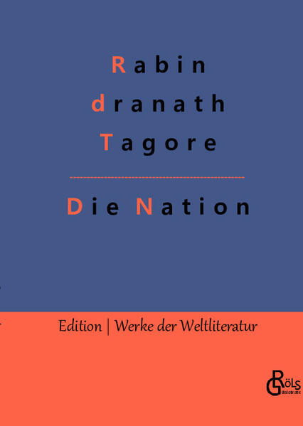 Rabindranath Tagore war ein bengalischer Schriftsteller und 1913 der erste Literaturnobelpreisträger Asiens. Daneben war der Künstler auch Philosoph, Komponist und Maler. Er galt als Indiens Universalgelehrter seiner Zeit, der der Literatur seines Heimatlandes zu neuem Selbstbewusstsein verhalf. Seine Essays zum "Nationalismus", in welchen er die Arroganz des Westens anprangert, welcher die eigenen Werte als Goldstandard betrachten, gehören zu den wichtigsten Reden der Weltgeschichte." Gröls-Klassiker (Edition Werke der Weltliteratur)